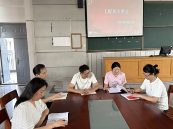 工程系支部5月份支委会会议